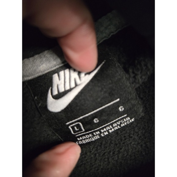 Nike Spellout Pullover Hoodie - Men's Large - Black/Red - Picture 4 of 5